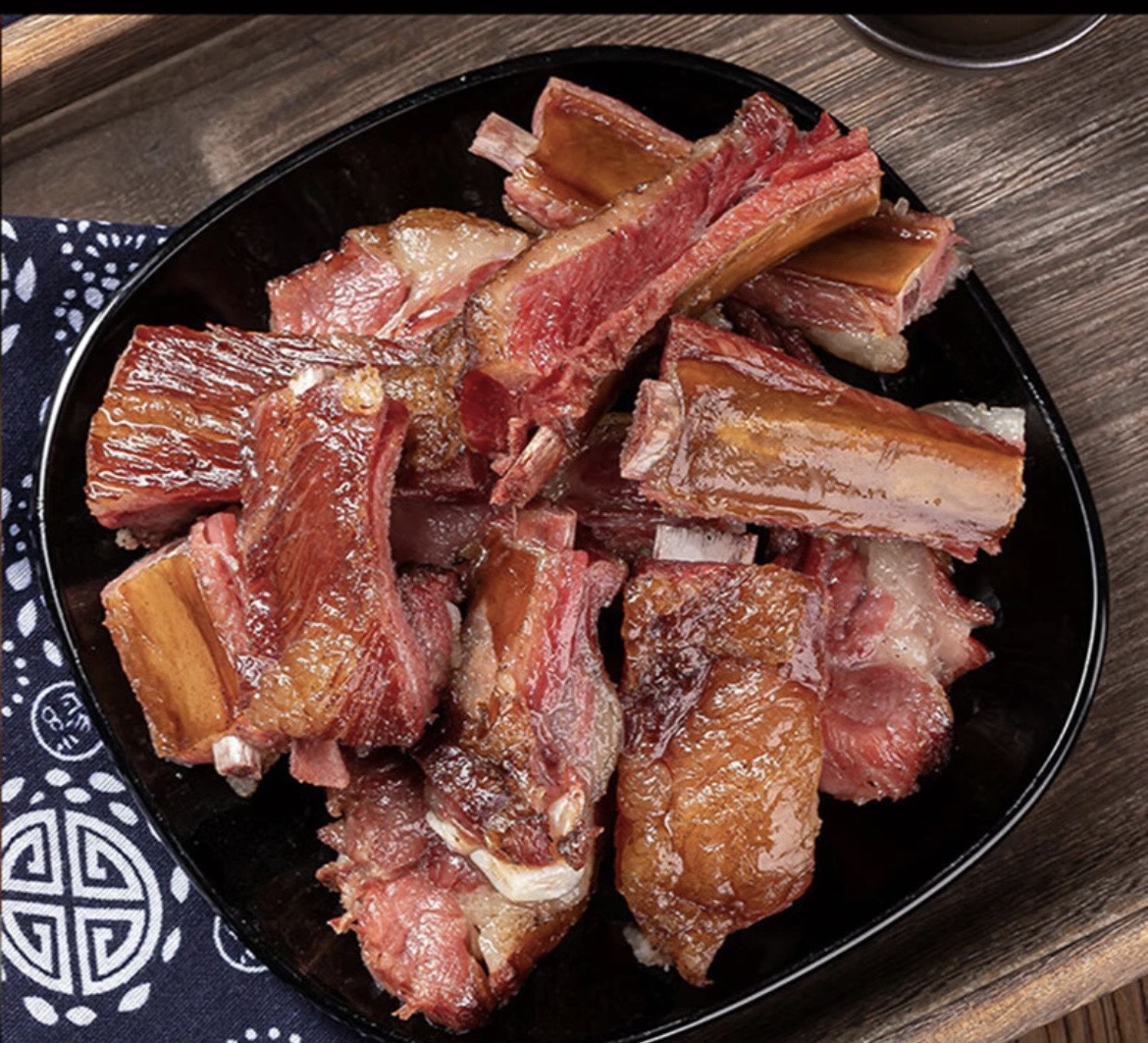 【边角福利】湖北恩施农家土猪腊排骨边角3斤 切小发货 选送赠品