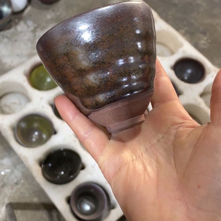 灵***溪茶盏建阳建盏微瑕柴烧