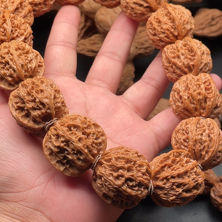 黄****文玩核桃吊坠2苹果园