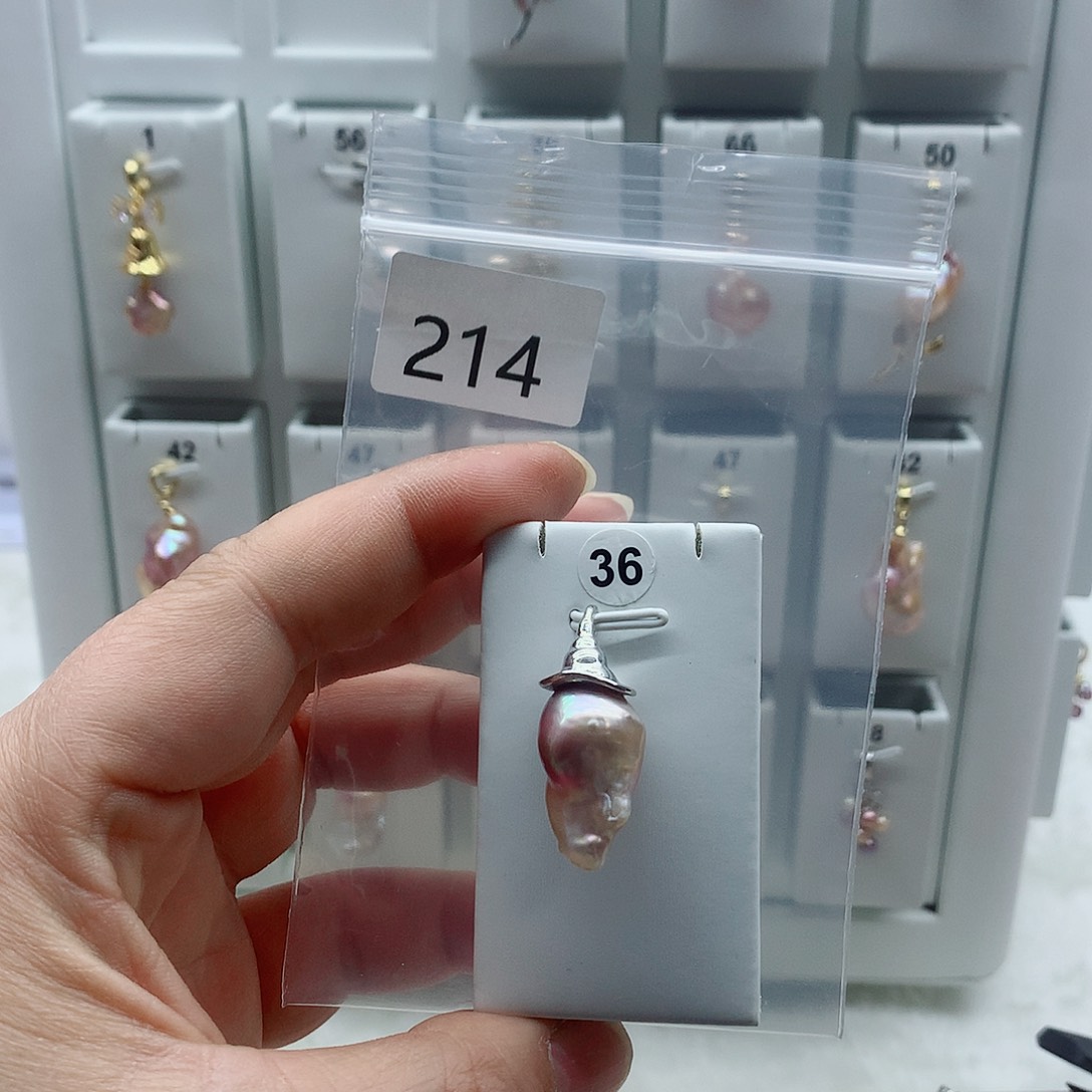 淡水珍珠合金吊坠(不含链)