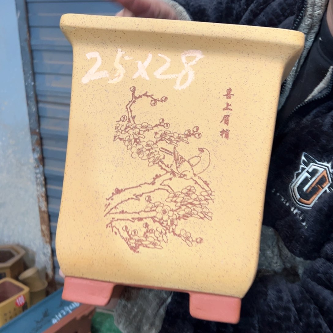 紫砂花盆紫砂花盆