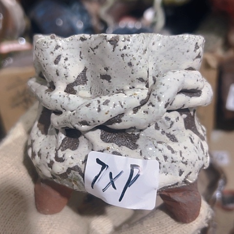 红陶粗陶花盆手工