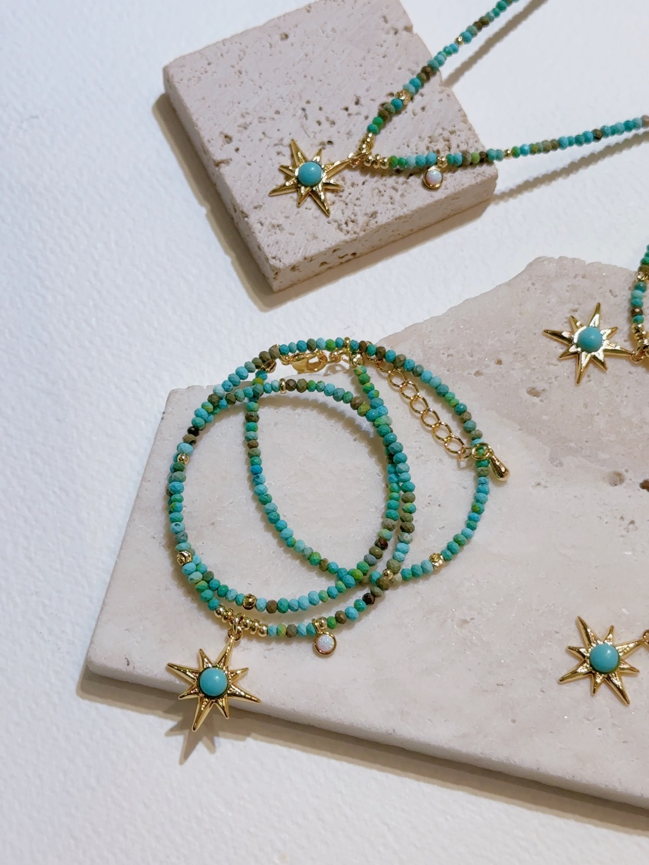 非金属木质项链 不点家推荐星星项链