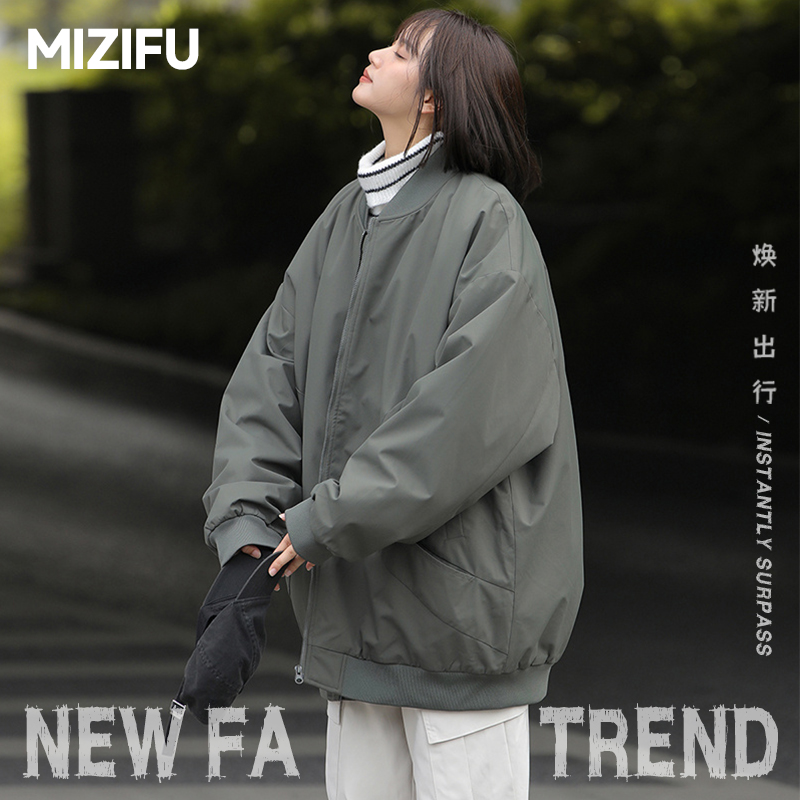 MIZIFU 25AW新款百搭潮流春秋款男女同款保暖棉服