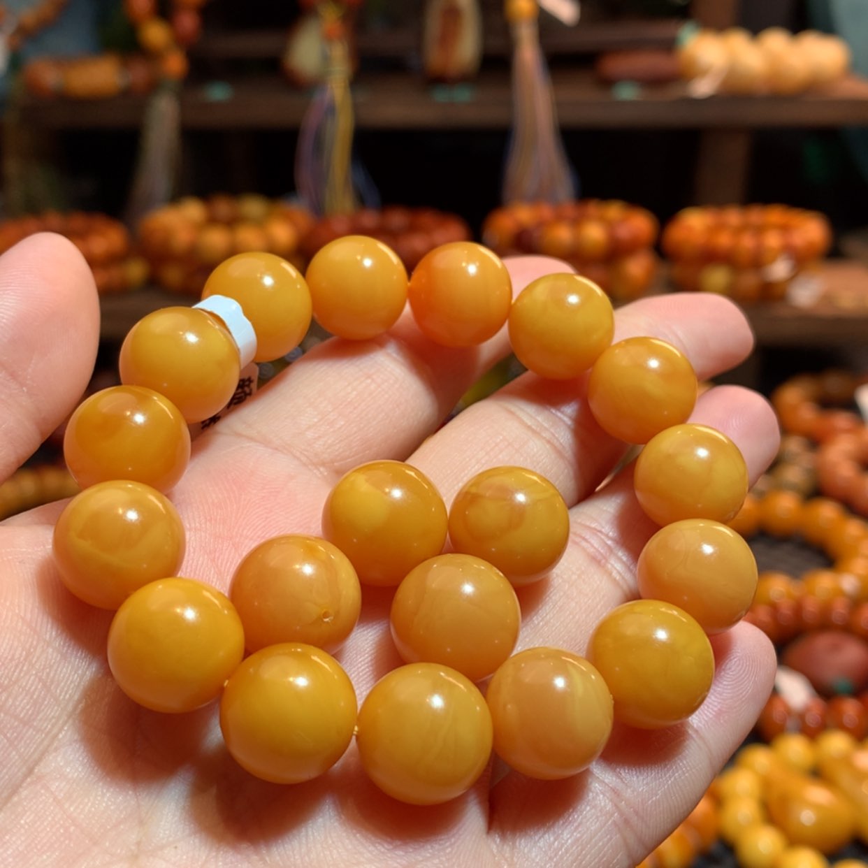 【闪购商品】手串蜜蜡未镶嵌真*蜜蜡手串