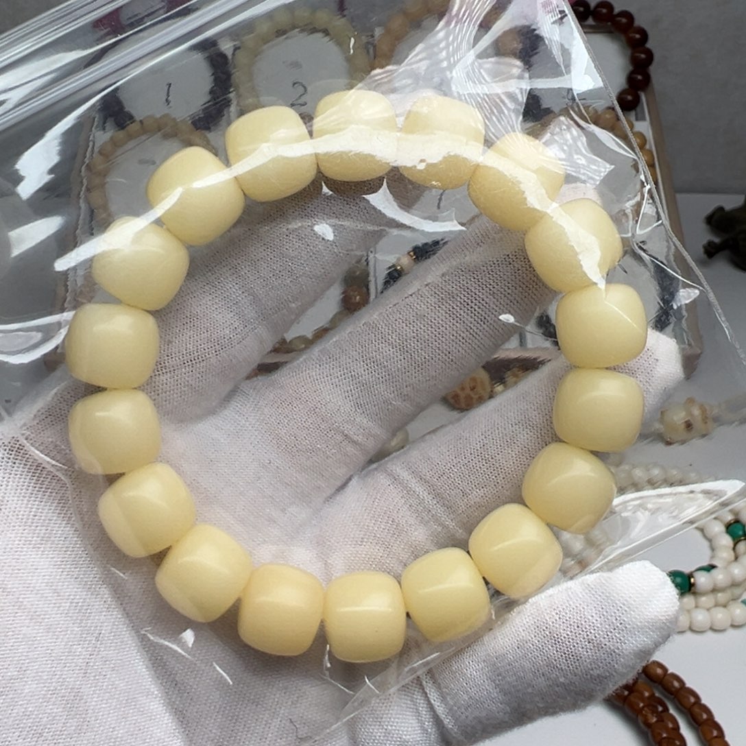 归***元菩提根/象牙果手串卡14 干磨S99