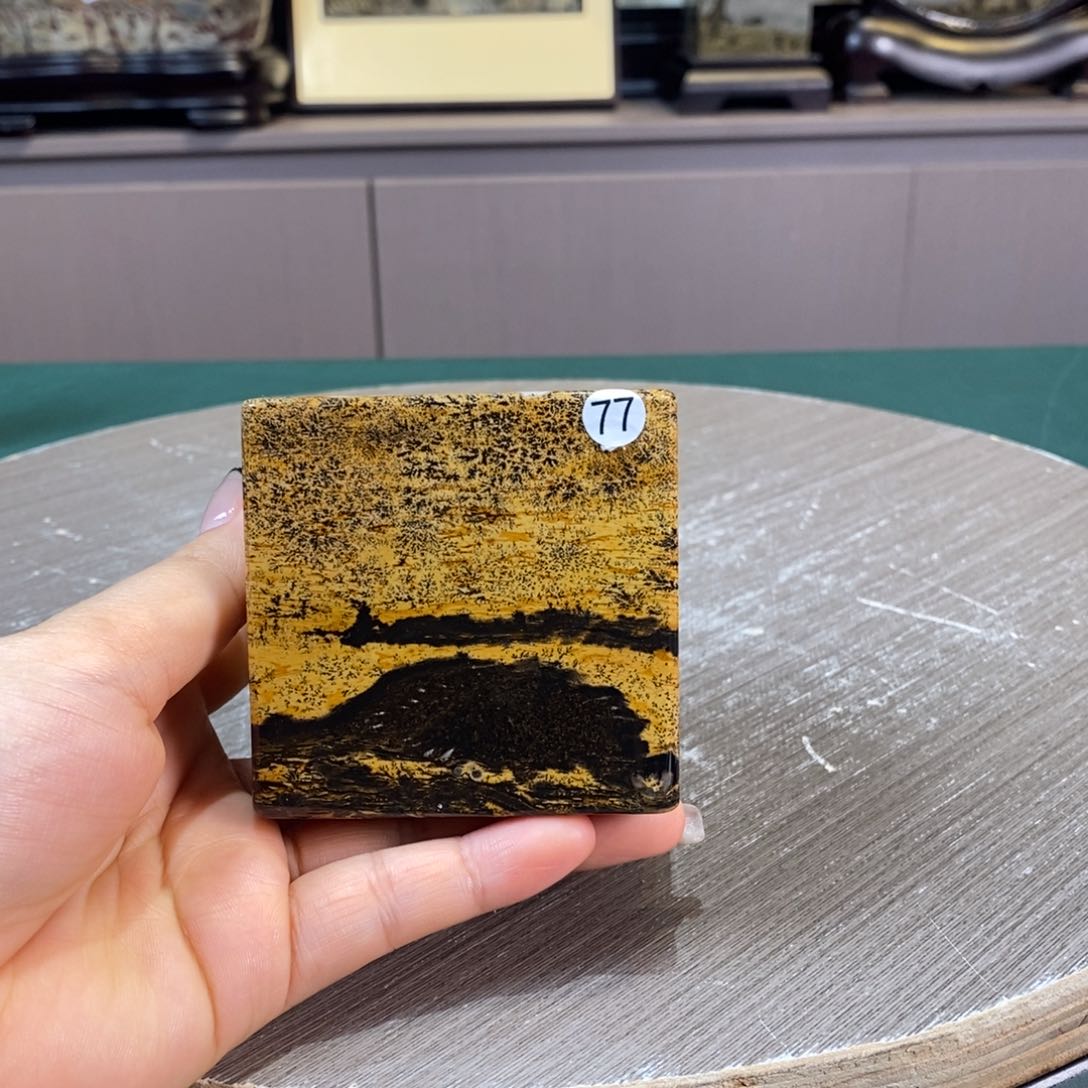 石材广西国画石草花石