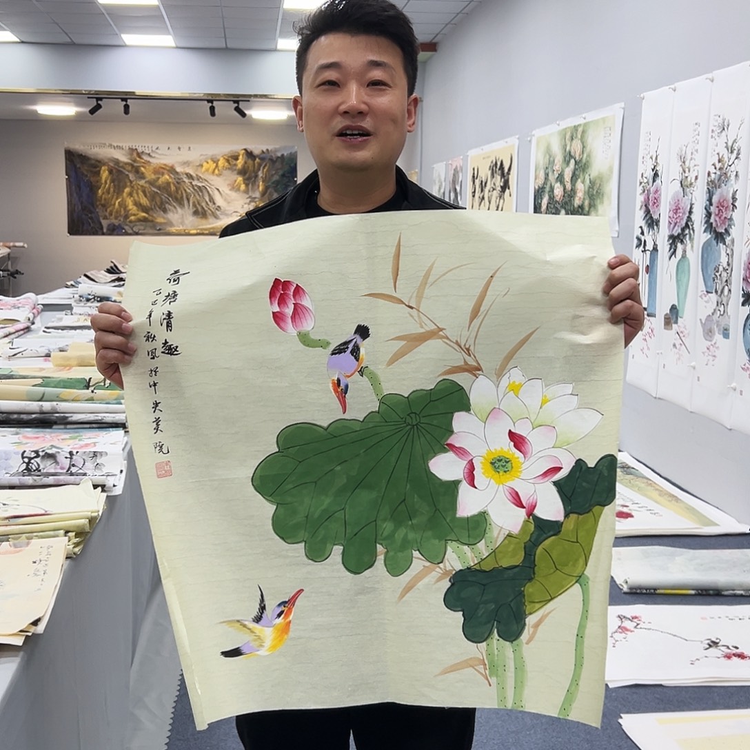 国画国画宣纸纯手绘作品