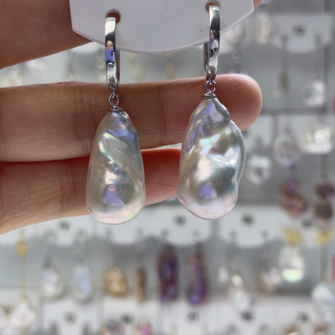 淡水珍珠银S925镶嵌颈饰꧁****꧂