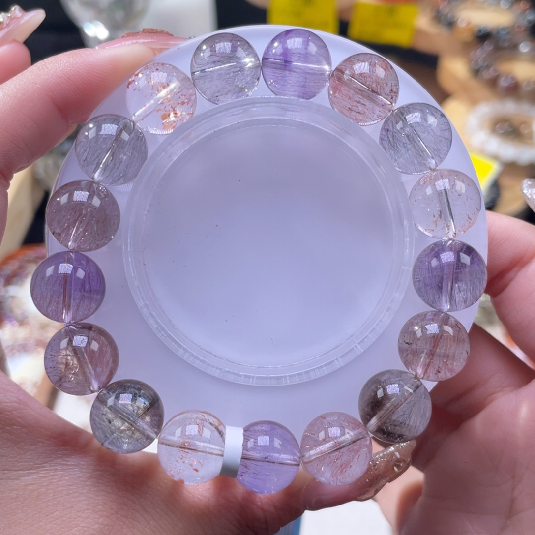 水晶手串未镶嵌超七