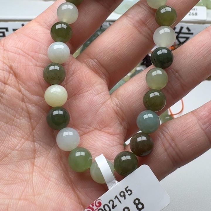 和田玉手串未镶嵌33