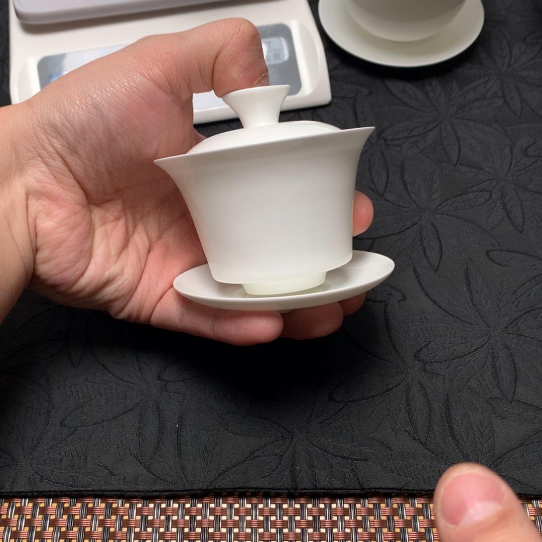 90马蹄骨瓷薄胎茶具