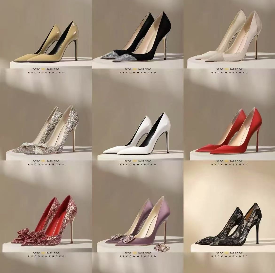 广货优品高跟鞋时尚百搭细跟女鞋气质单鞋夏季女神穿搭春夏女士