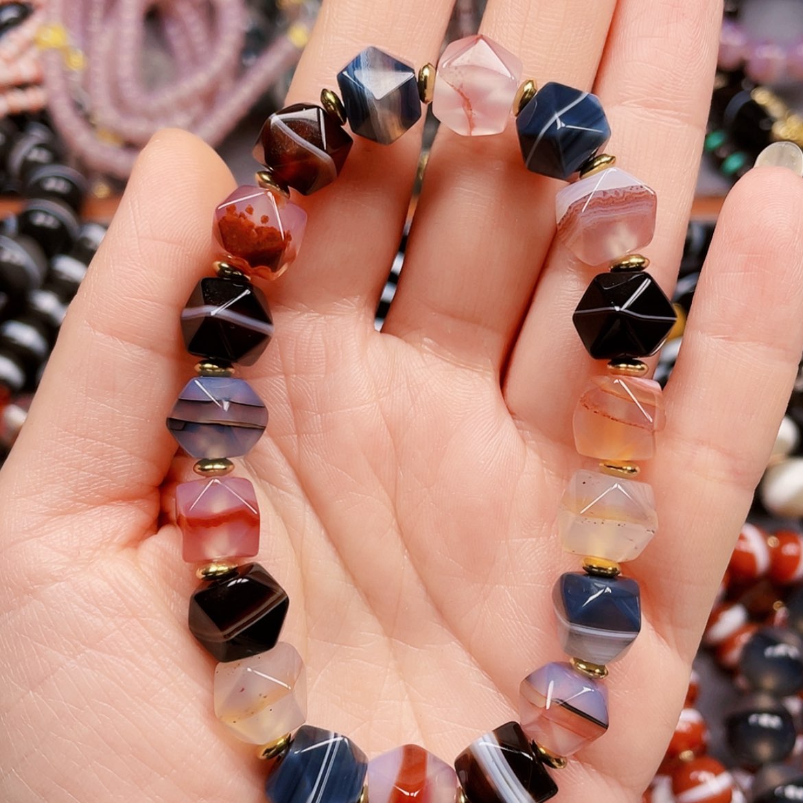 【闪购商品】玛瑙/玉髓珠宝半成品未镶嵌