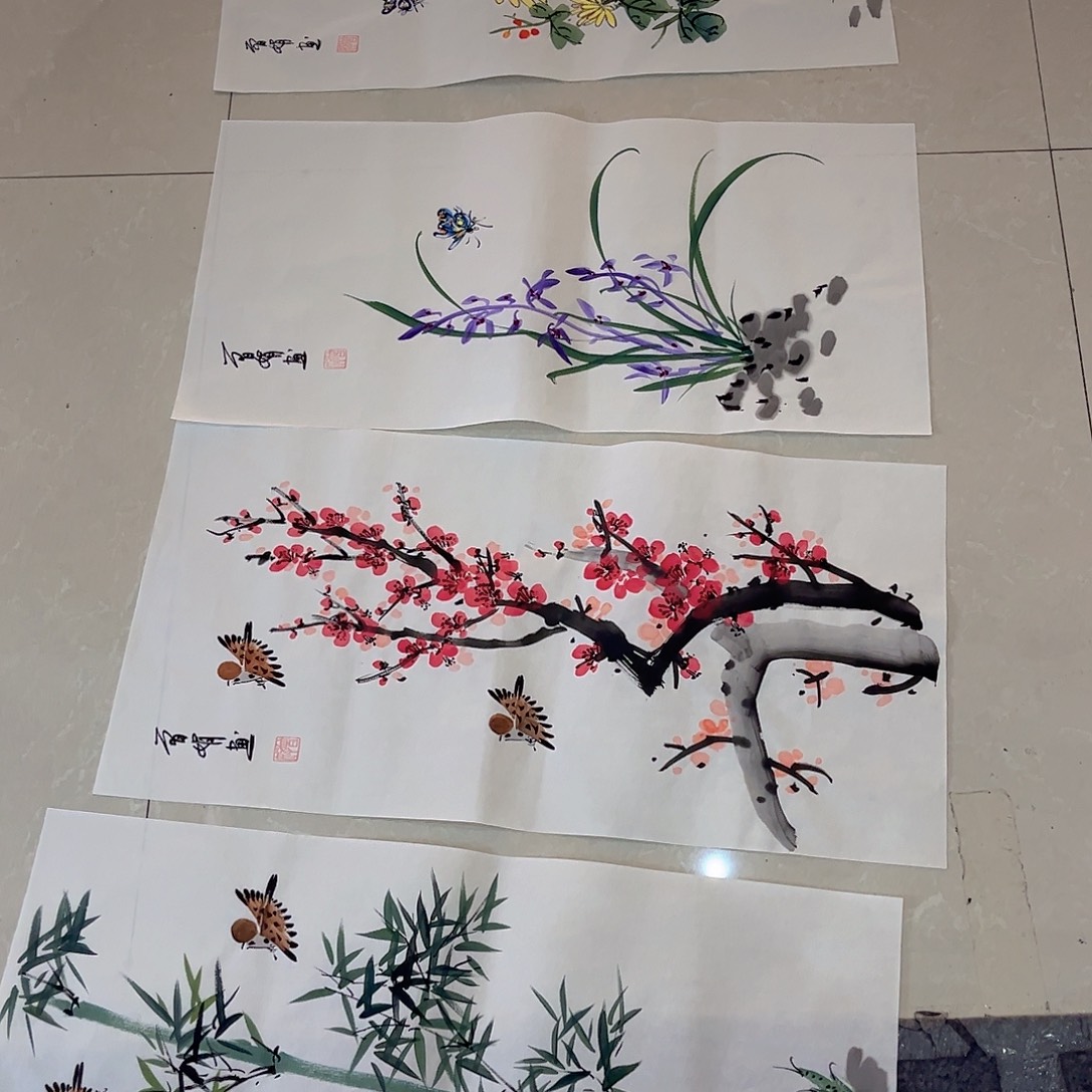 国画LT国画作品任发