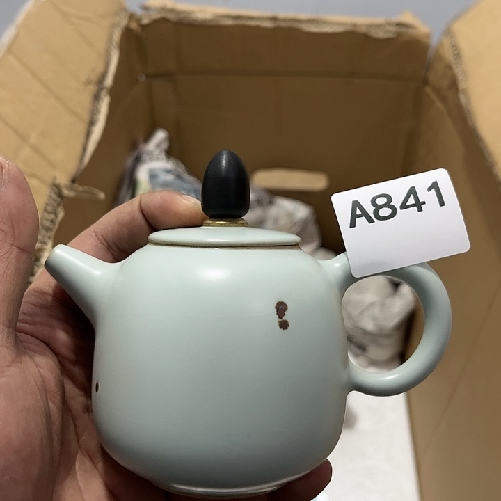 大***葱茶具默认微瑕瓷器、茶具、壶、摆件，介意勿拍 