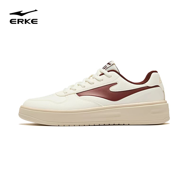 天权丨鸿星尔克板鞋时尚休闲百搭小白鞋软面男女款增高情侣板鞋