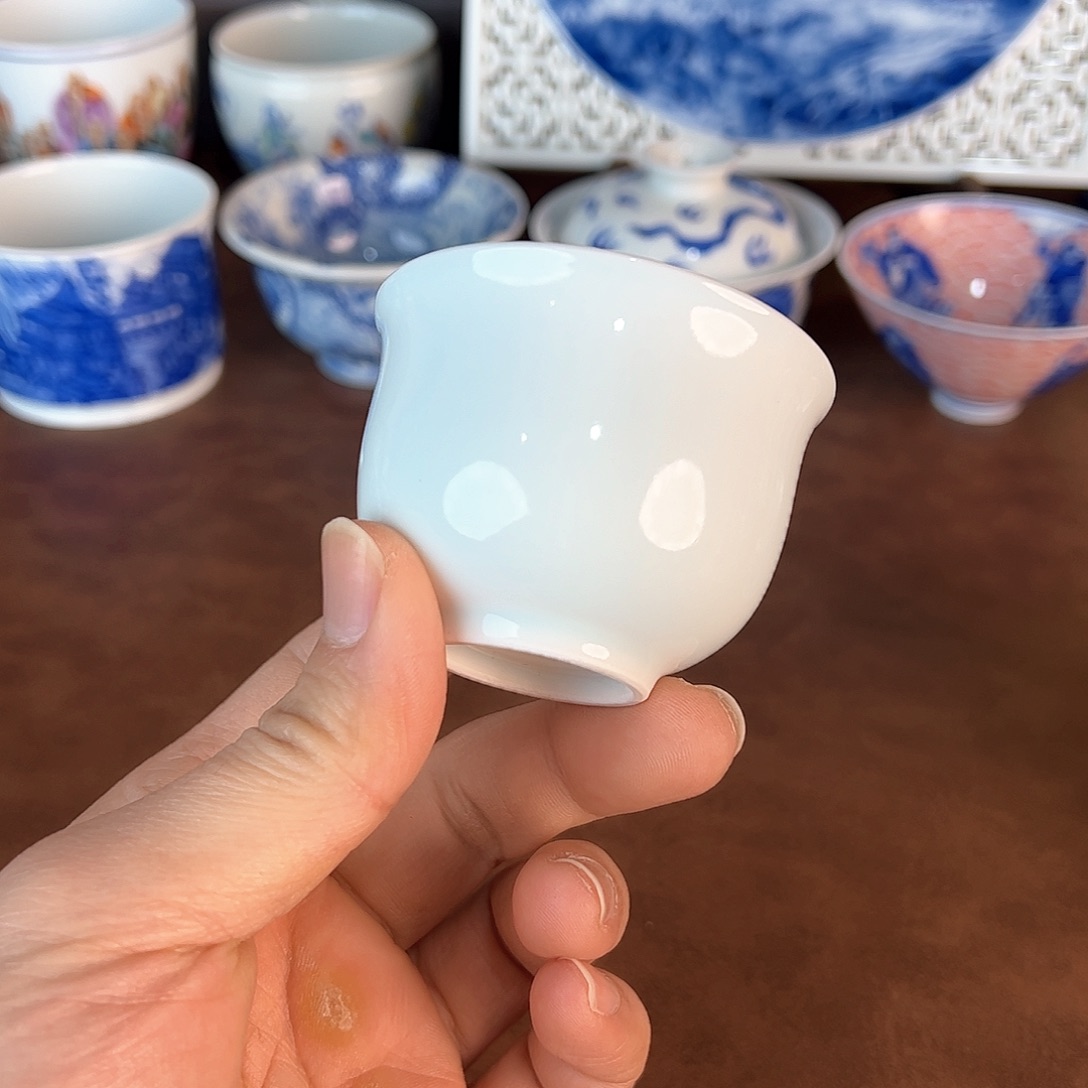 杯景德镇全手工手绘陶瓷