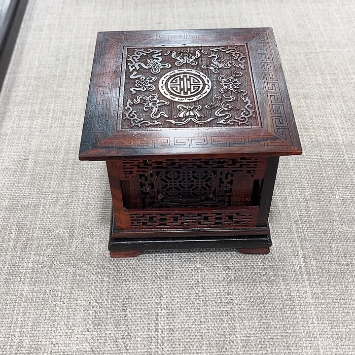 琉璃手工艺品红木工艺品雕刻工艺微暇