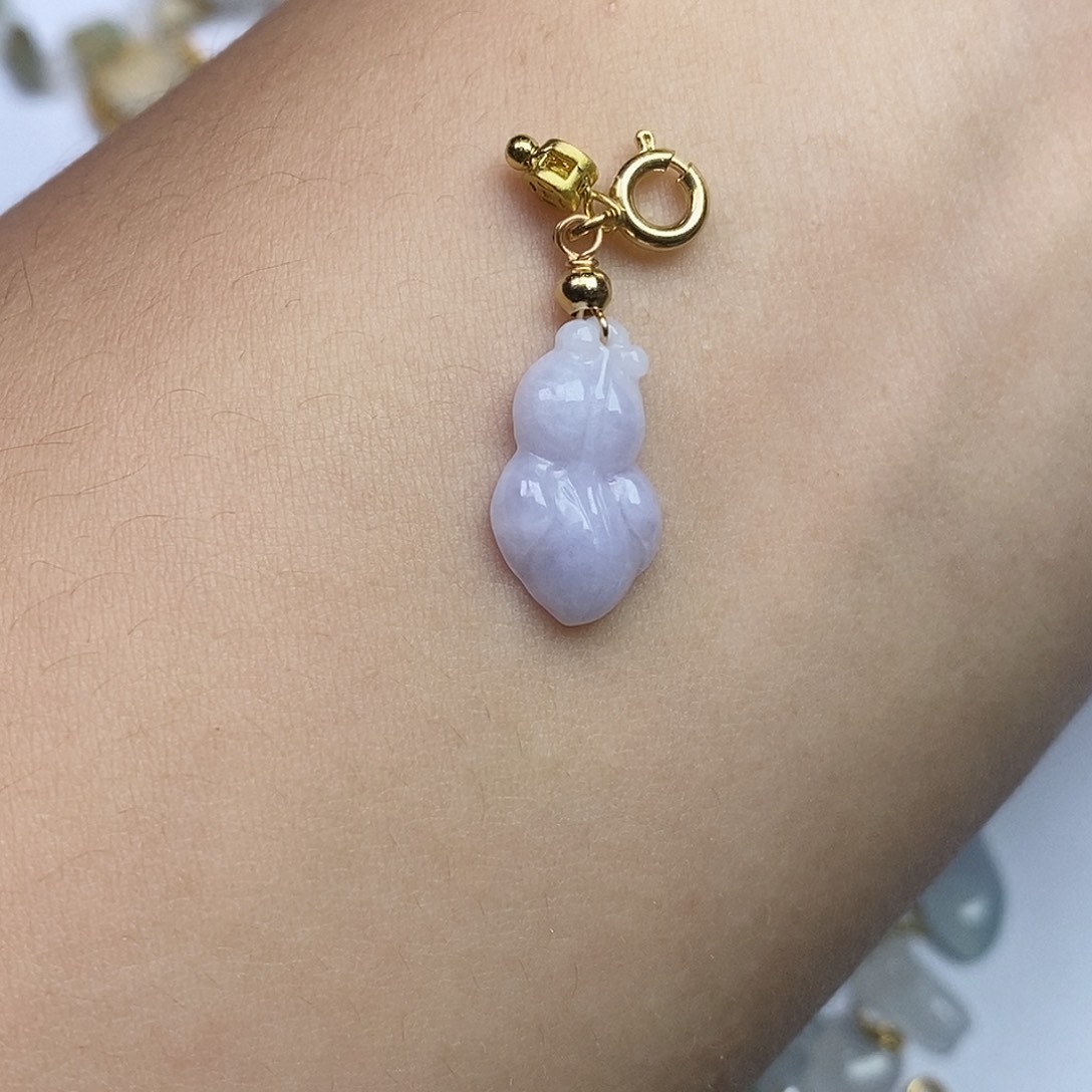 翡翠合金颈饰金鱼