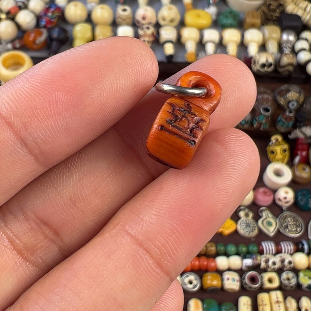 凤眼菩提吊坠卡子小元素