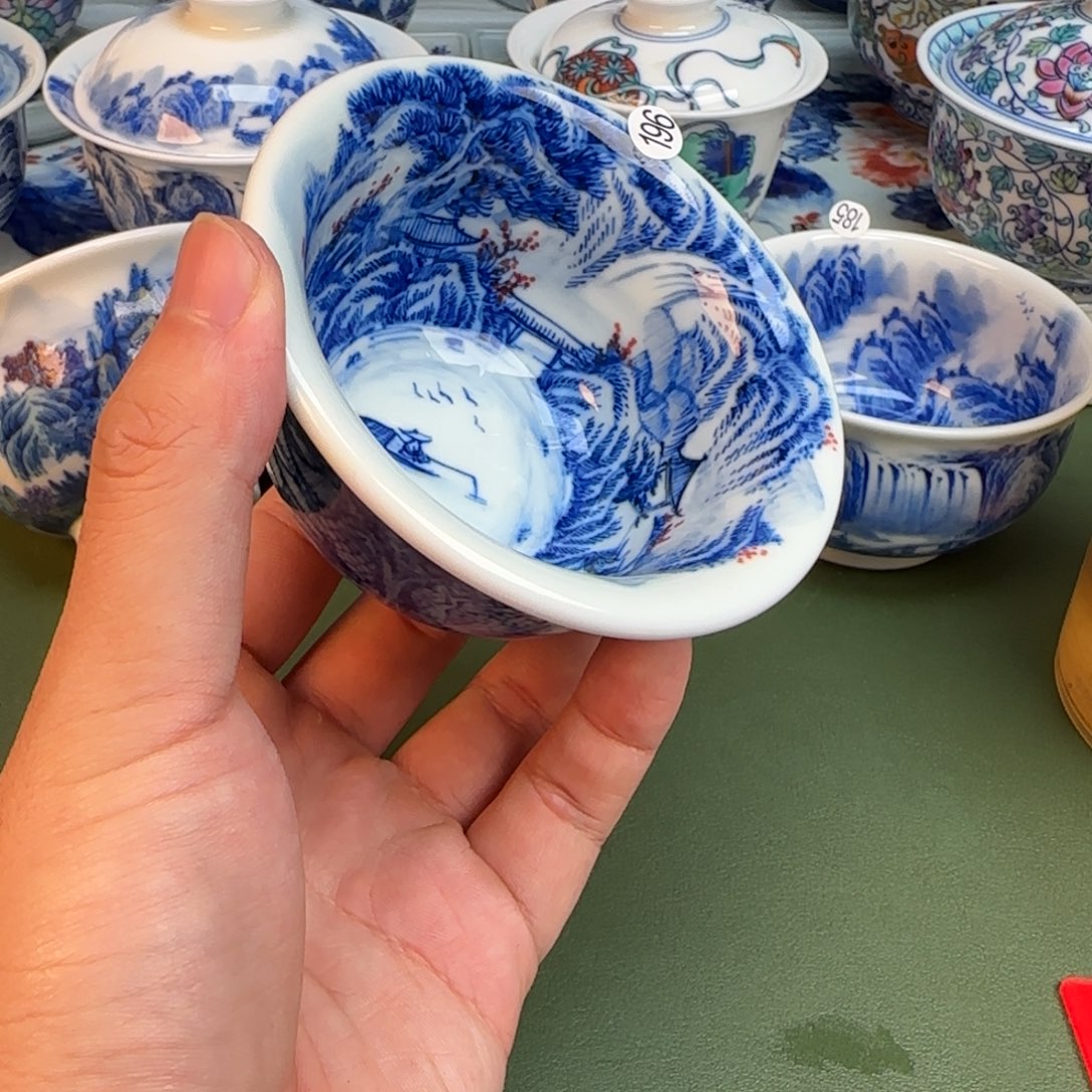 彦祖纯手工手绘茶具196