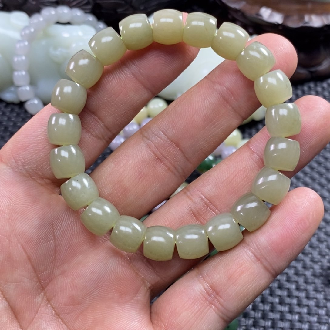 和田玉手链未镶嵌