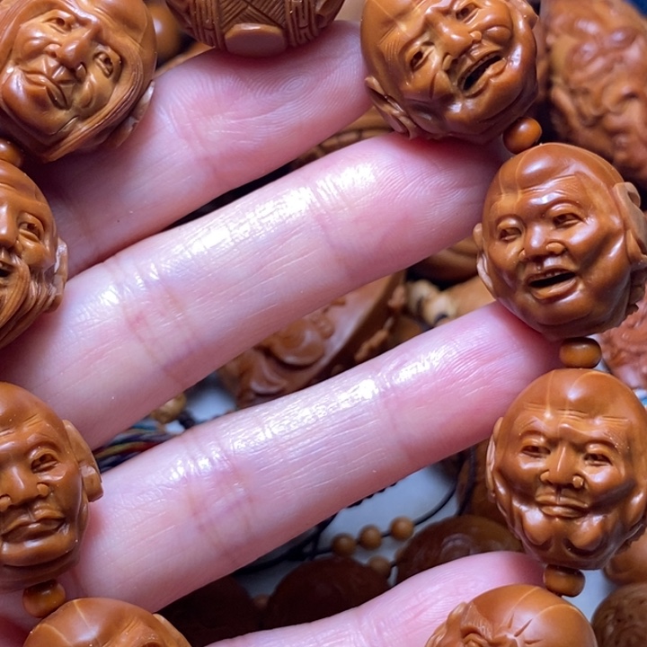 唐***虎橄榄核手串/手链2.0 须派罗汉