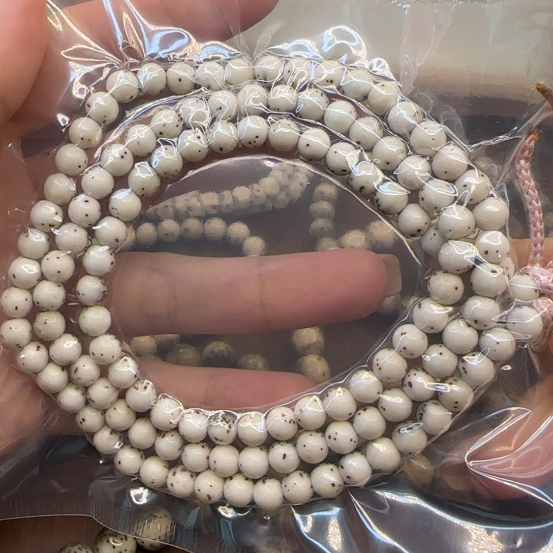 星月菩提吊坠6圆珠灰背