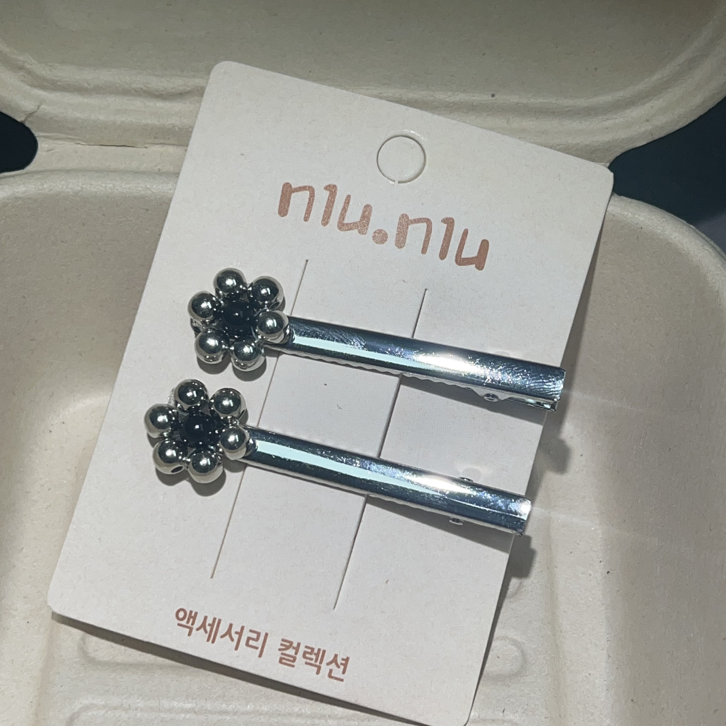 【颖彩家】K321鸭嘴夹一对夹对夹发饰边夹一对