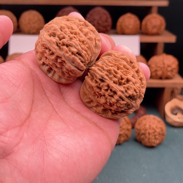 文玩核桃把件文玩核桃平谷四座楼