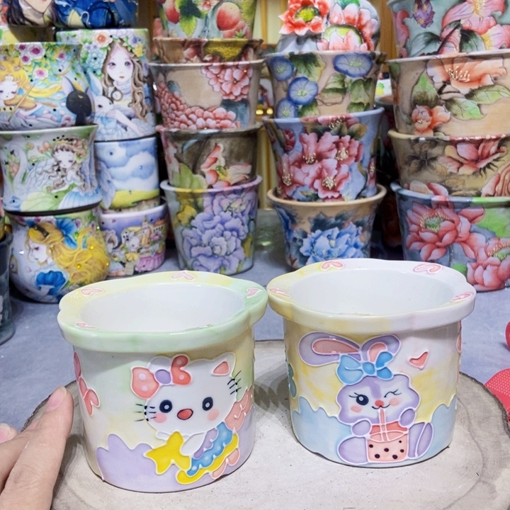景德镇艺术手绘作品