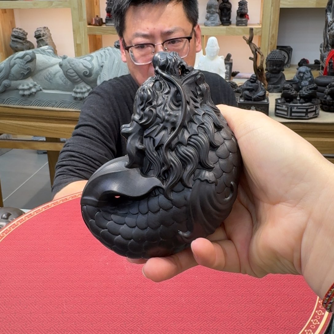 西安石晋錾石雕手工雕刻摆件