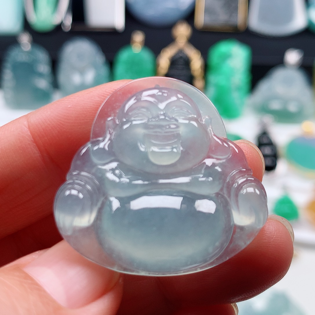 翡翠颈饰未镶嵌冰木那