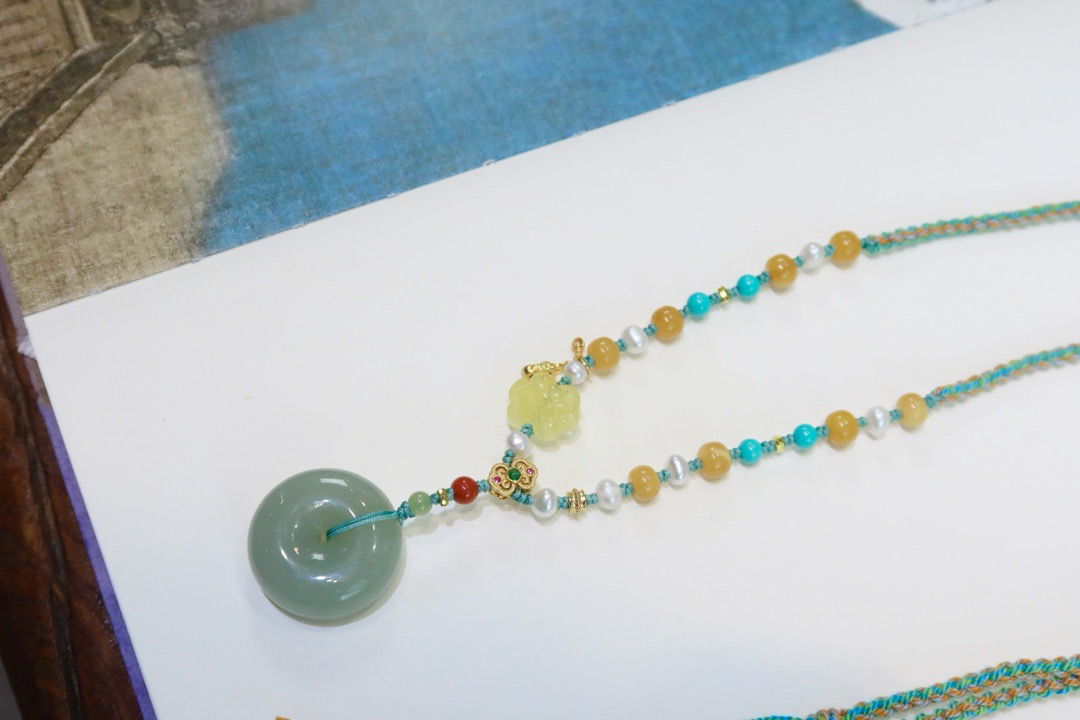 和田玉平安扣25mm项链气质时尚百搭