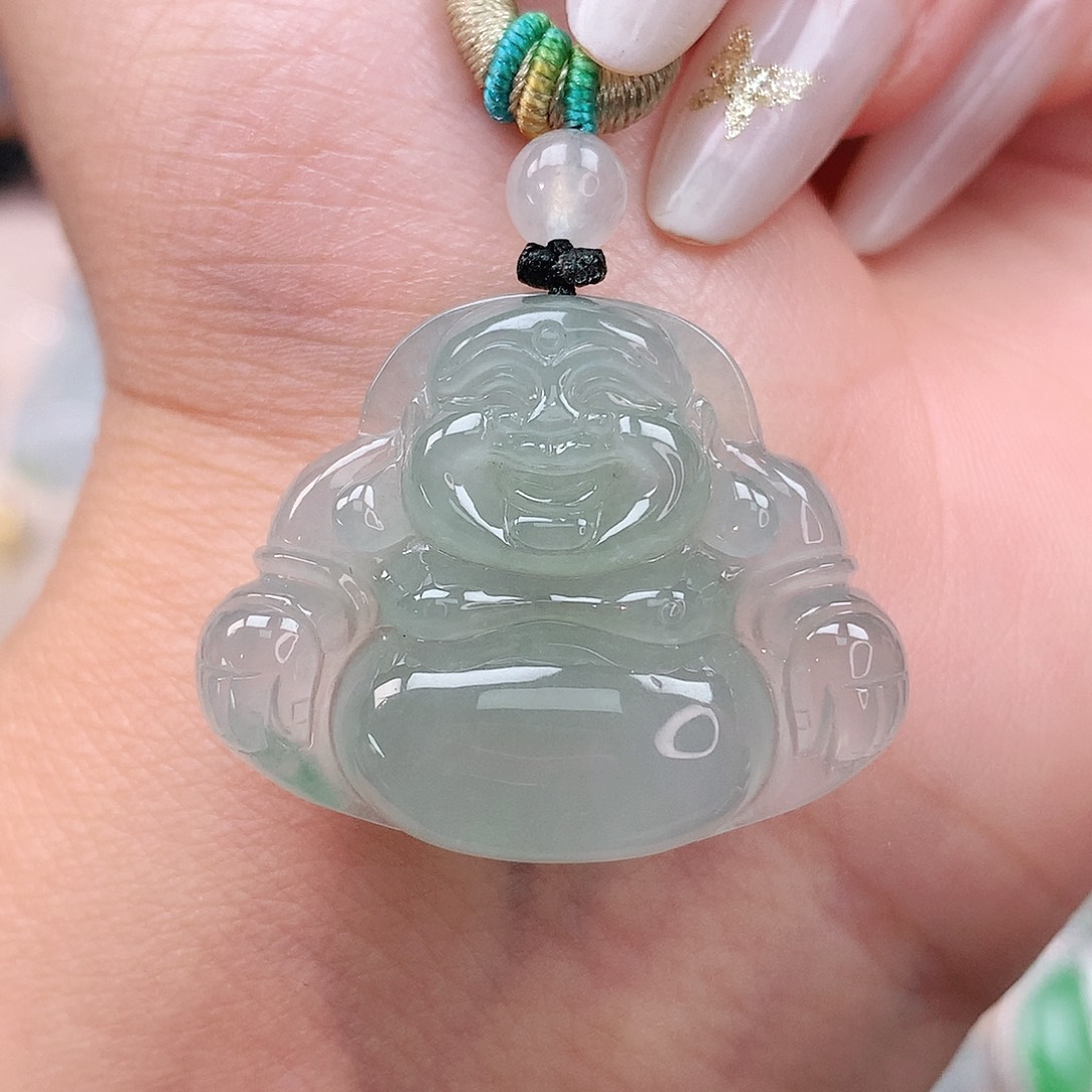 颈饰未镶嵌翡翠佛公