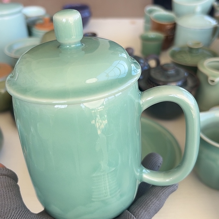 小米茶器龙泉青瓷