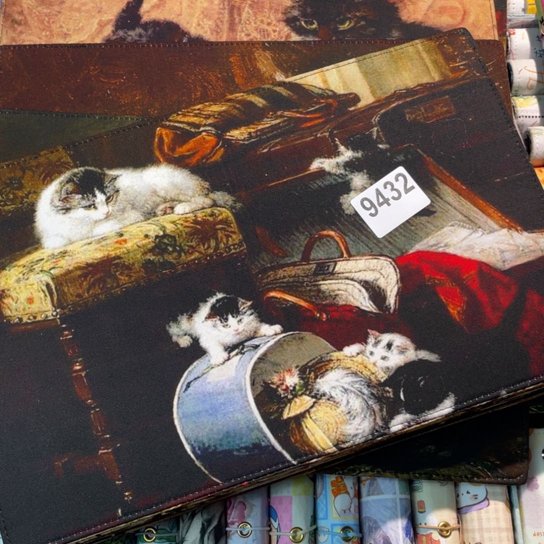 织绣A5 活页不加纸打孔9432