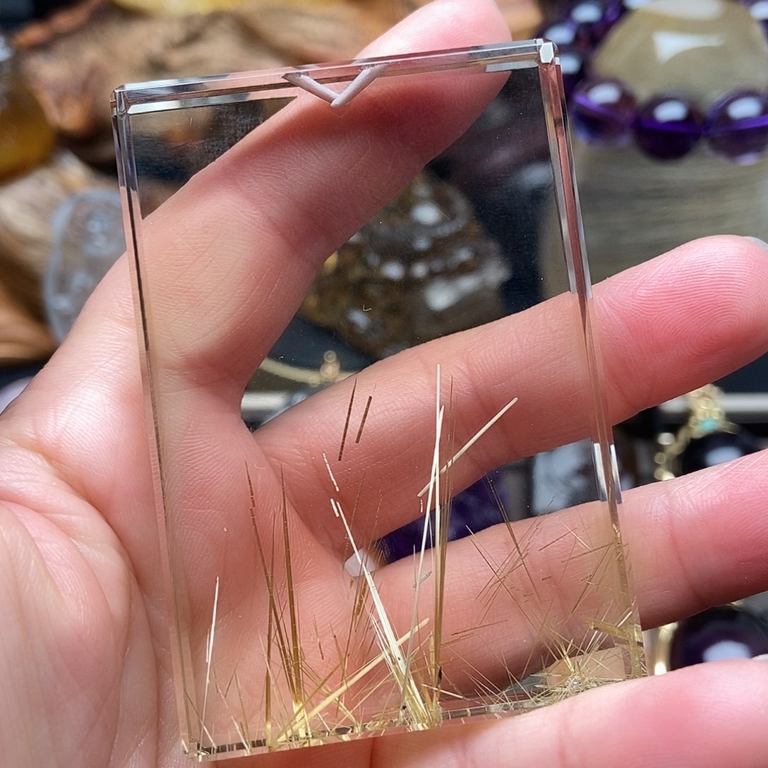 水晶天然水晶吊坠未镶嵌