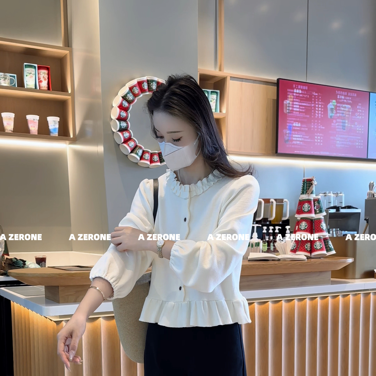  BK 加厚2025新款拼接设计感时尚百搭显瘦上衣小众