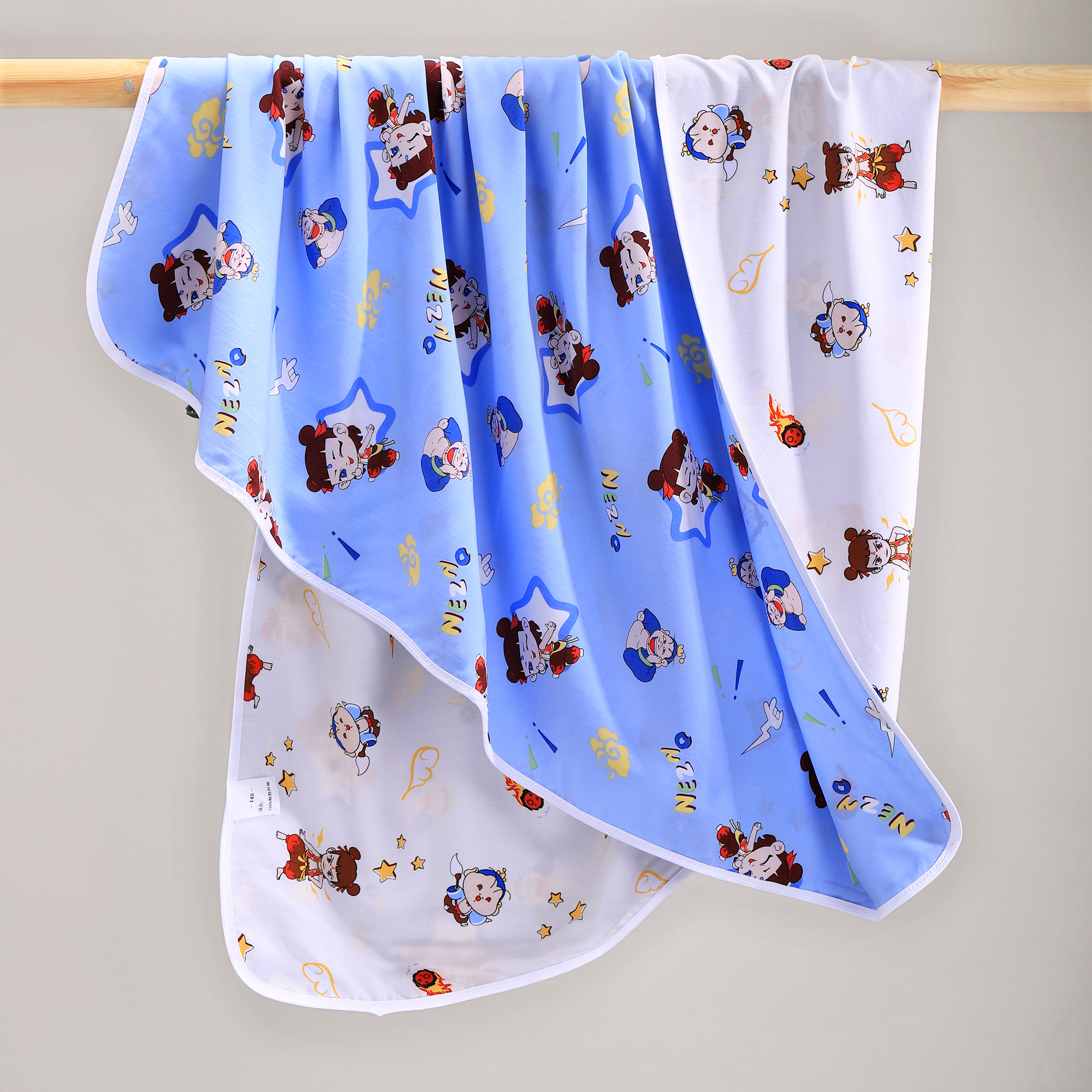 591393人造棉盖毯冷感薄盖被夏凉被空调被午睡毛巾被飞机航空沙发