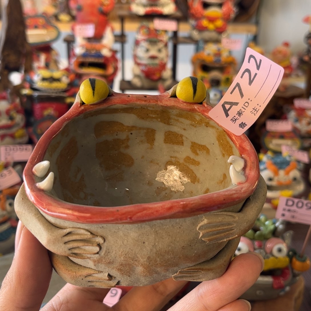 泥塑纯手工茶宠摆件