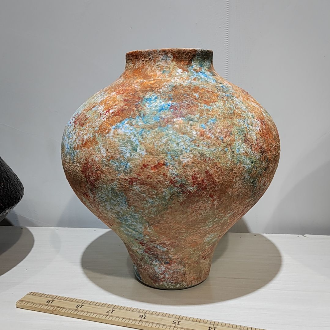 荣***y瓷片陶瓷景德镇陶瓷手工花瓶