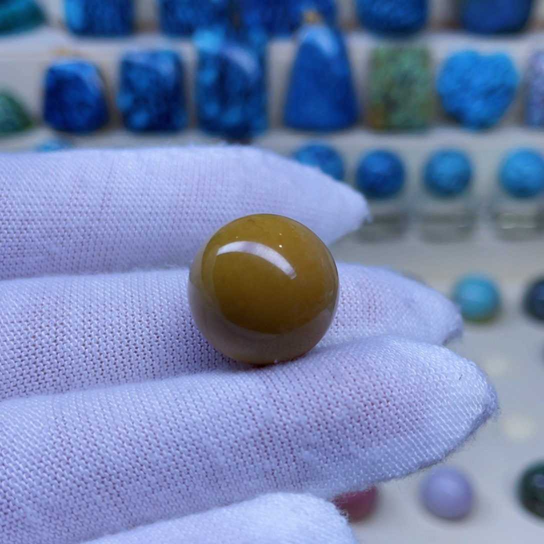 绿松石未镶嵌颈饰尺寸卡16.5