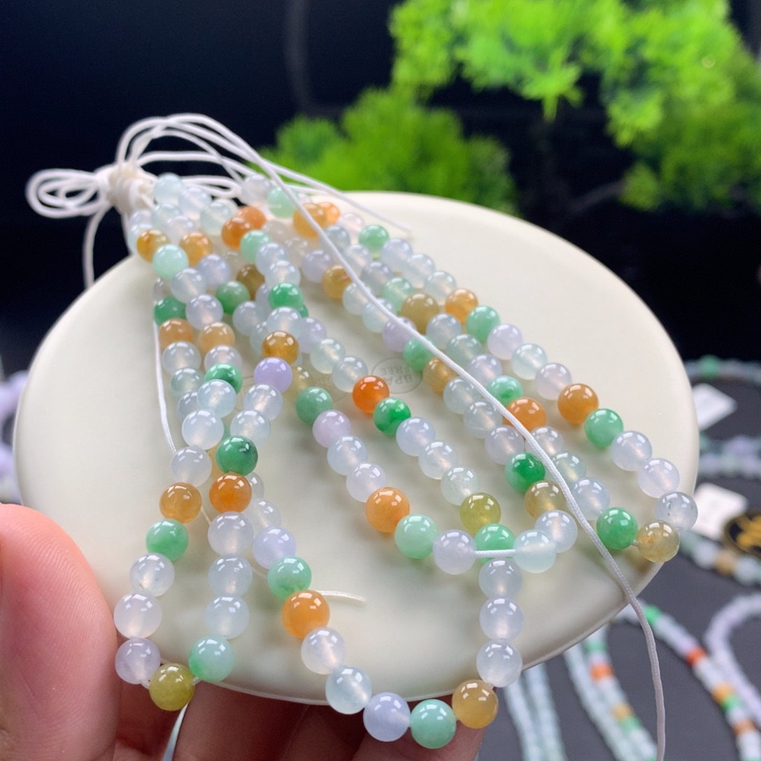 翡翠未镶嵌手链卡5