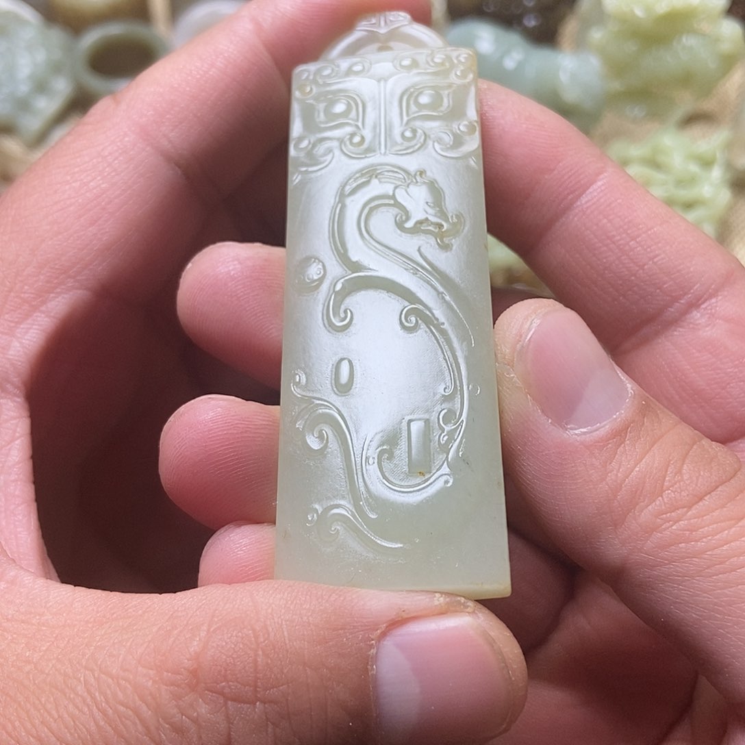 和田玉挂件未镶嵌别****欢