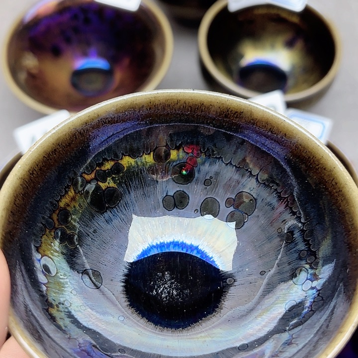 茶盏耀变 建盏 平口杯