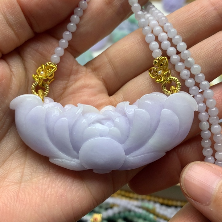 颈饰未镶嵌翡翠翡翠