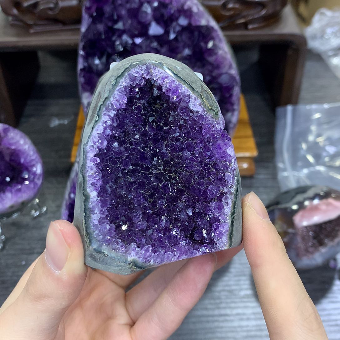 紫晶珠宝半成品未镶嵌247