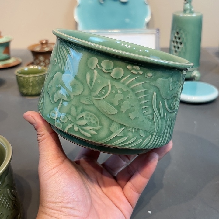 瓷片龙泉青瓷福利青瓷